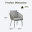 Patio Dining Armchair with Cushion-1649163663