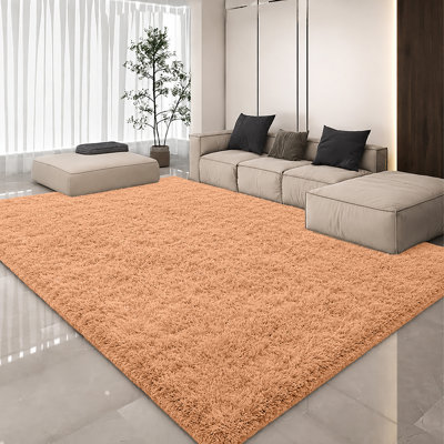 Luxury Plush Shaggy Area Rug & Runner, Soft Deep-Pile Non-Slip Living Room Carpet