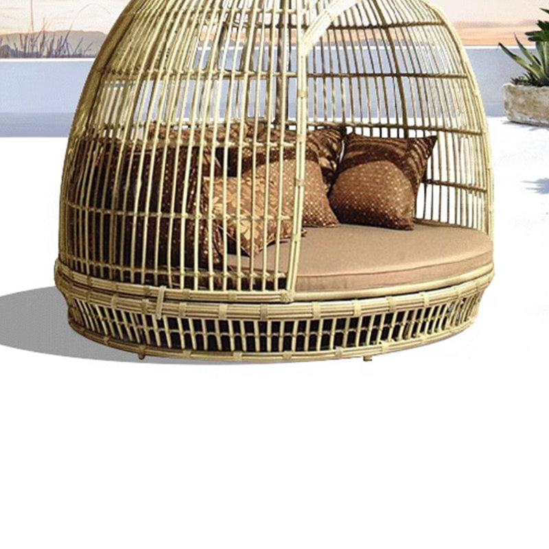 Brynnae 70.87'' Wide Novelty Wicker Patio Daybed