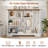 10-Cube Farmhouse Cube Bookcase With Fluted Front Trim For Living Room-1317887494