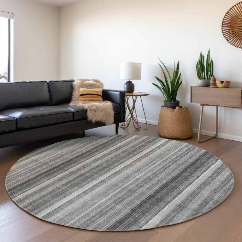 Tapis intérieur / extérieur Kinslee, Rond 8 pi