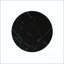Table d'appoint cylindrique MGO avec finition en marbre noir