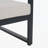 NAVAN OUTDOOR PATIO CLUB CHAIR, SET OF 2, BLACK FRAME WITH BEIGE CUSHION