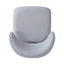 Ensemble de 2 chaises de salle à manger rembourrées et chaise d'appoint-120974295