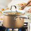 Anolon Ascend Hard Anodized Nonstick Saucepan with Lid, Induction Compatible - 3 Quart