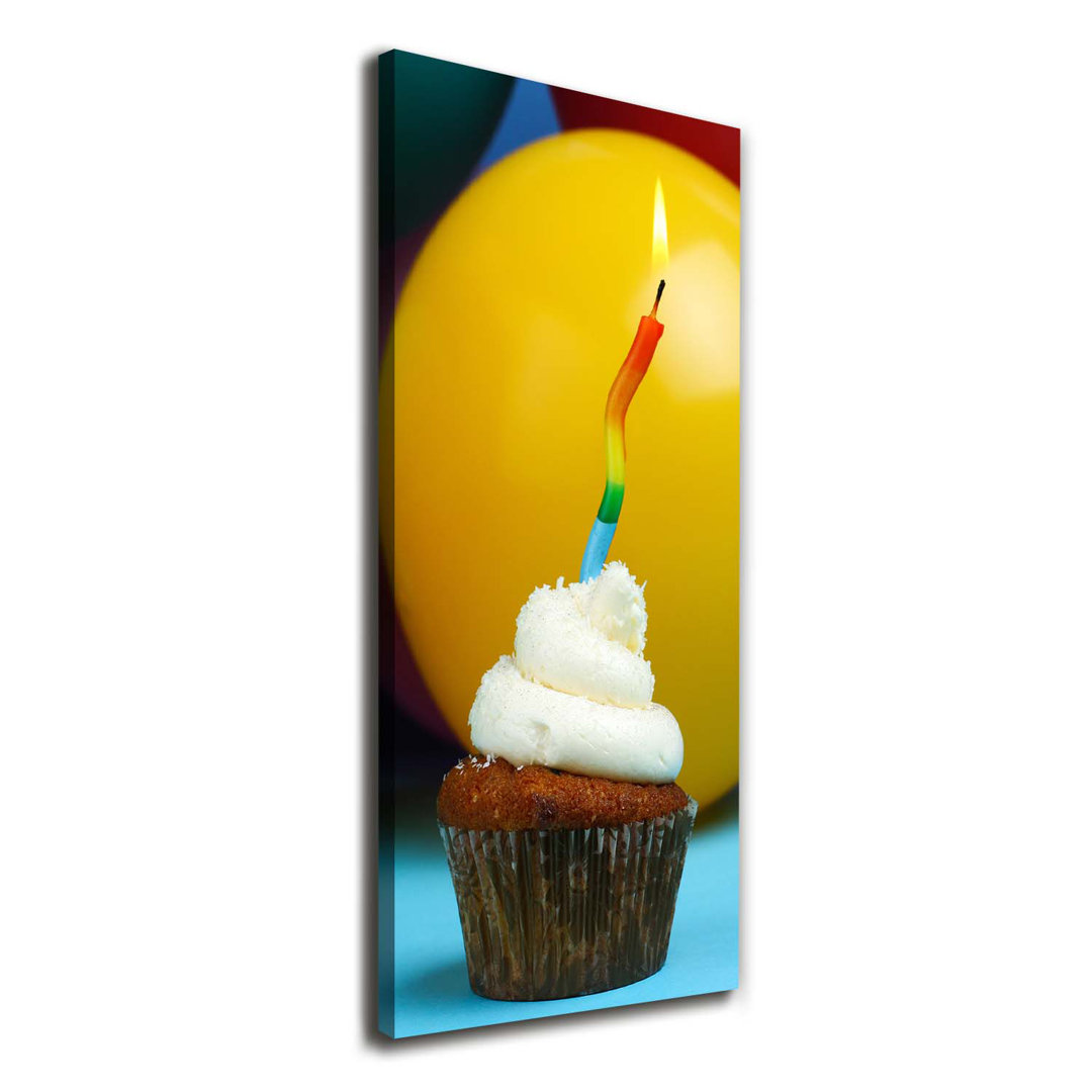 Cupcake zum Geburtstag - Kunstdrucke auf Leinwand