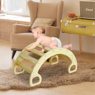 3-IN-1 MONTESSORITODDLERS ARCH CLIMBER(Natural Wood)