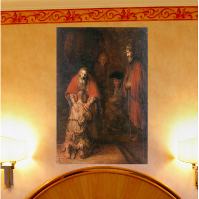 Reproduction d’art graphique sur toile tendue The Return of The Prodigal son par Rembrandt Van Rijin