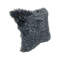 Housse de coussin bleue unie-122942394