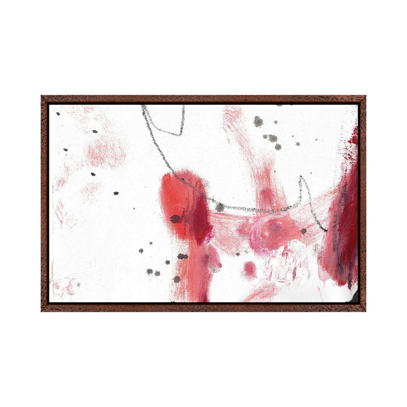 Alex Calder Modern I by Deb Chaney - Print on Canvas, 66.04 cm H x 45.72 cm W, Classic Brown Wood Framed