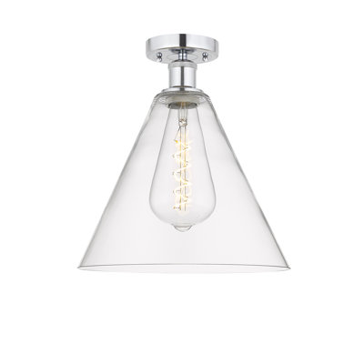 Yohannes Glass Semi Flush Mount