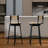Klasina Swivel Upholstered Counter Stool with Metal Frame-2078899