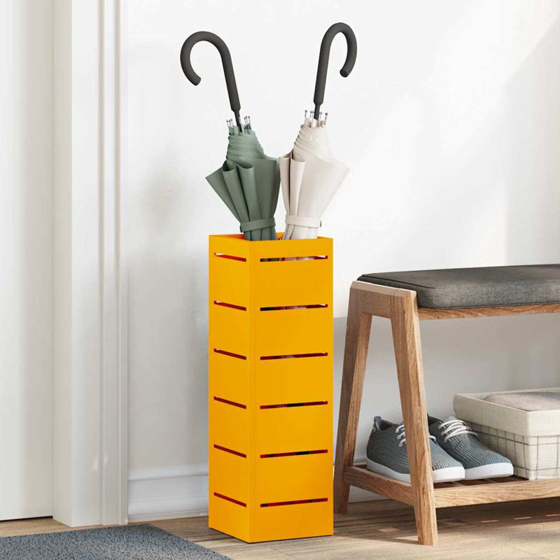 Latitude Run Steel Storage Tub & Tote, Mustard