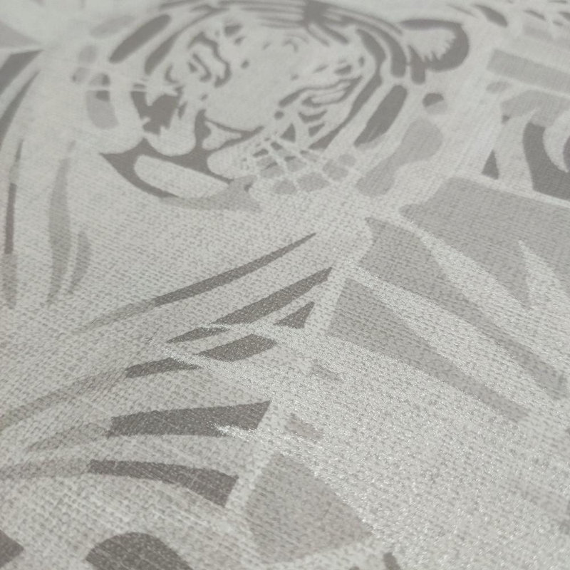 Papier peint Tiger Squad, Gris