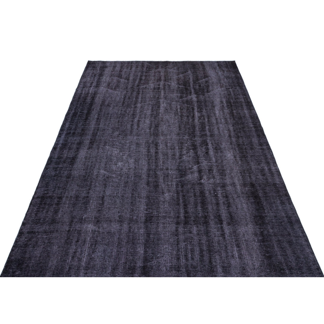 Atina Purple Vintage Wool Handmade Area Rug