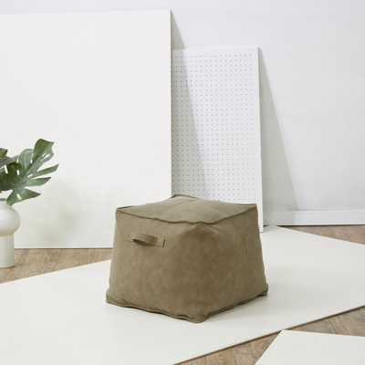 Repose-pieds en cuir Cabren