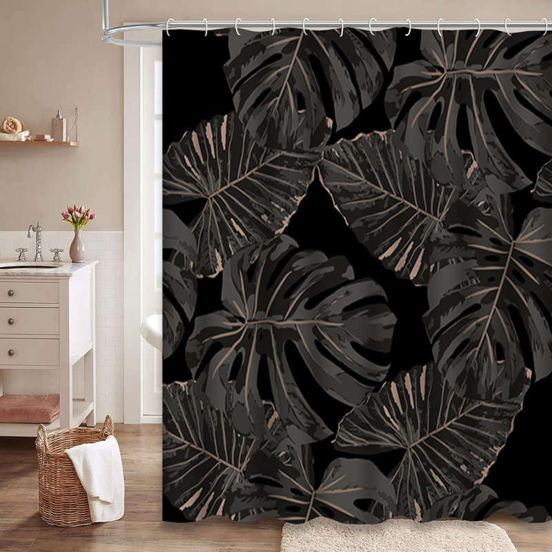 Rideau de douche Tropical, L 72 po x l 78 po