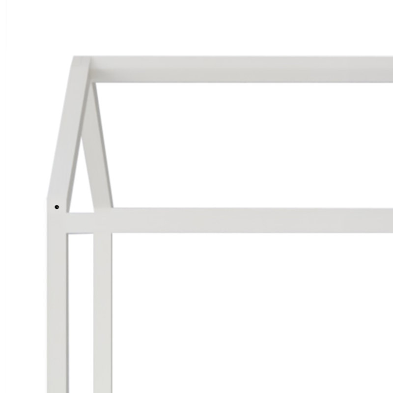 Zirke Twin Canopy Bed by Harper Orchard, Antique White