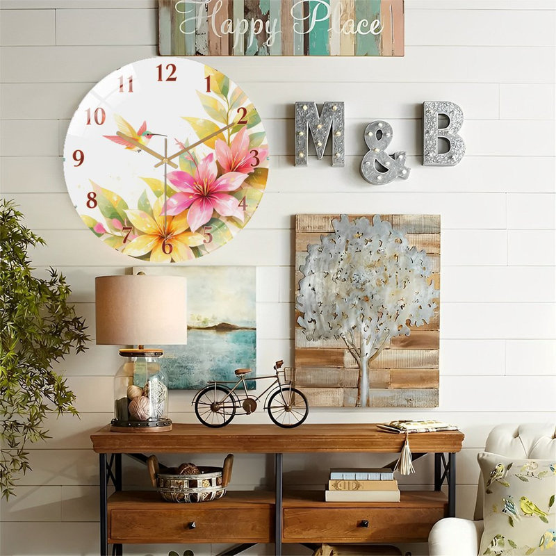 Horloge murale Hummingbird
