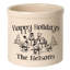 Personalized Snowman Family Ceramic Pot Planter-1261515552-1263345233