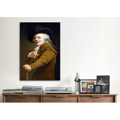 'Self-Portrait' by Joseph Ducreux Painting Print on Wrapped Canvas
