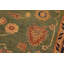 Tapis oriental vert en laine noué à la main 7 pi 3 po x 10 pi 1 po Paraison