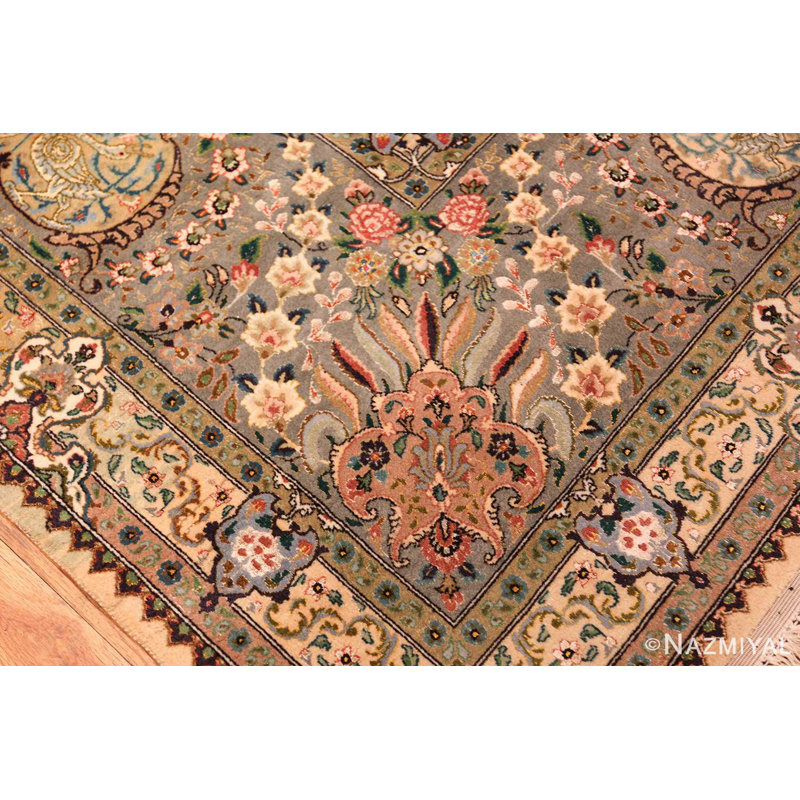Tapis de zone ivoire Tabriz