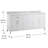 OVE Decors Tahoe 72" Double Bathroom Vanity Set with Mirror-157793200
