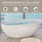 66.9'' x 29.5'' Soaking Solid Surface Bathtub
