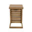 Table de bout en C brun