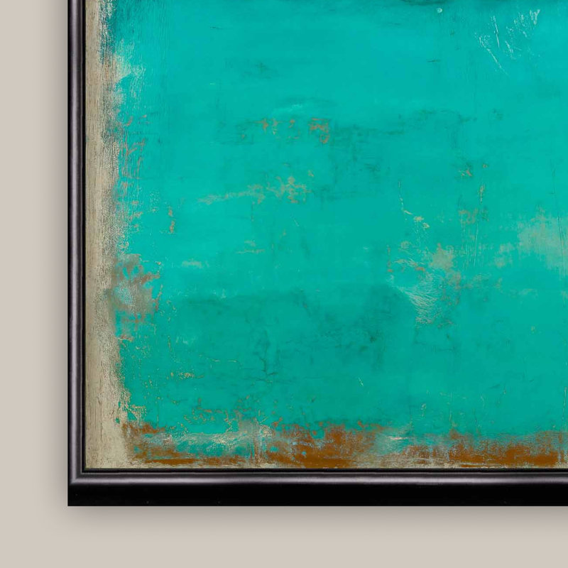 Martha Stewart Perry Street, art mural moderne abstrait III, 13,5 po x 17,5 po, décor de salon et de chambre à coucher, encadré