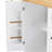 56" Kitchen Island With Rubber Wood Veneer, Adjustable Shelves - Stylish & Functional 4 Door Shelves, 6 Drawers, White, Texture Classic Style-401723423