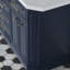 Palace 60" Carrara Quartz Countertop Bath Vanity in Monarch Blue with Mirror