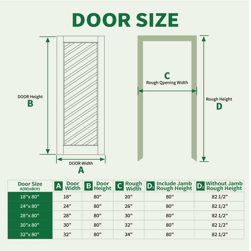 Portes de placard à miroir noires 1 porte Lite, 24 po x 80 po