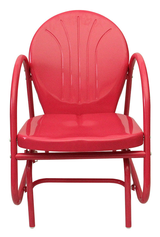 Fauteuil oscillant d'extérieur 34 po, Rose