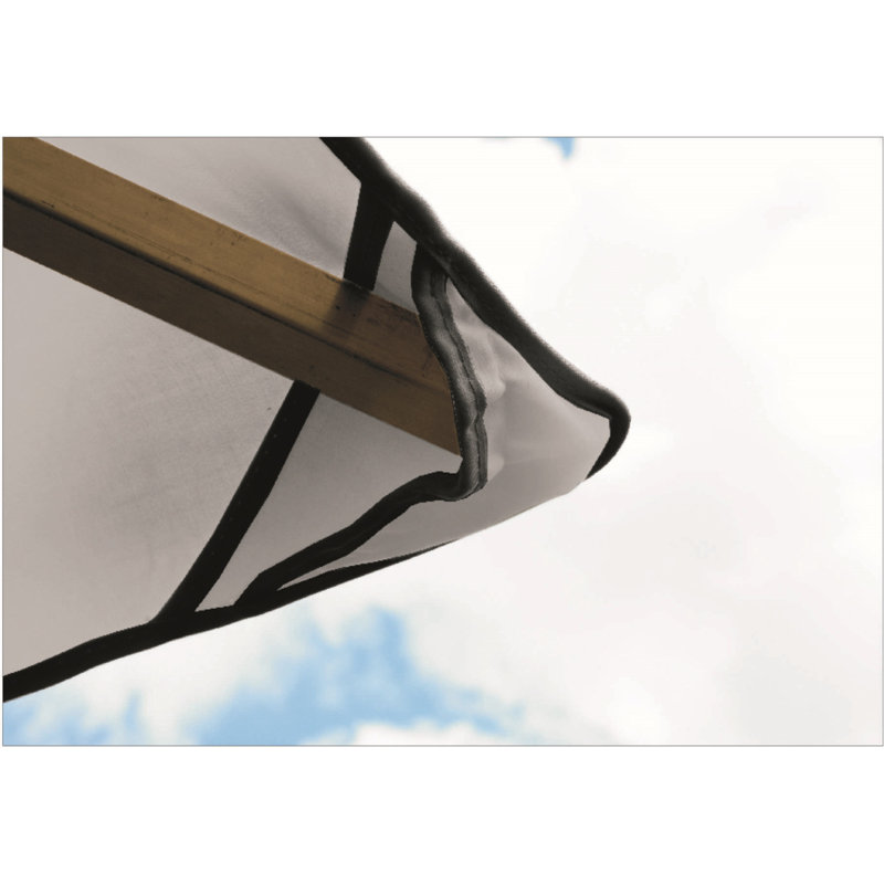 12 pi. Sq. Auvent de remplacement pour l 12 pi Sundura Sq. Pavillon de jardin ACACIA, Gris brumeux