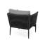 Chaise de terrasse avec coussins Taliaferro