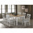 Prager Brown And White Rectangular Dining Table