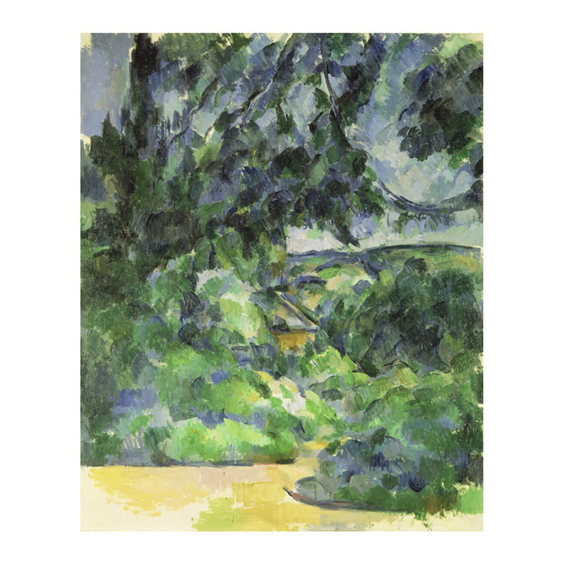 «Blue Landscape» par Paul Cézanne, estampe numérique, H 28 po x l 22 po