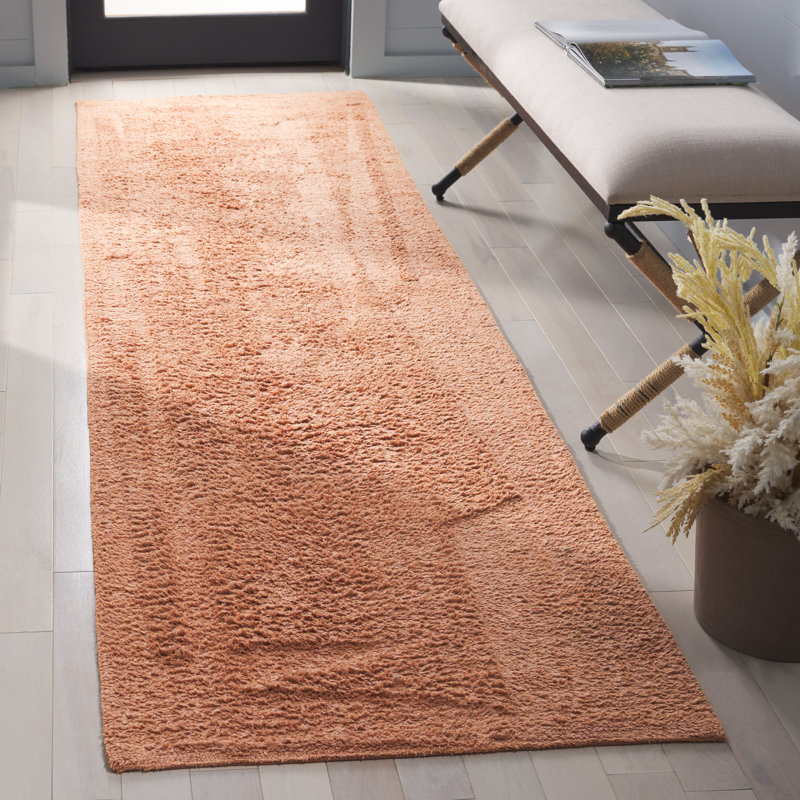 Easy Care 224 Hand Tufted Recycled Cotton Machine Washable Abstract Indoor Use Only Rug, Runner 2'3" x 9'