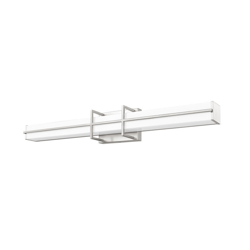 Klowie Dimmable LED Bath Bar, Brushed Nickel
