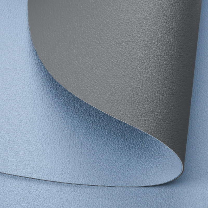 Polyurethane Placemat, Grey Sky Blue