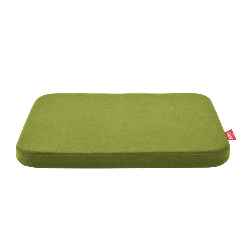 Orthopedic Microfibre Pet Bed, Green, Medium (80cm W x 60cm D)