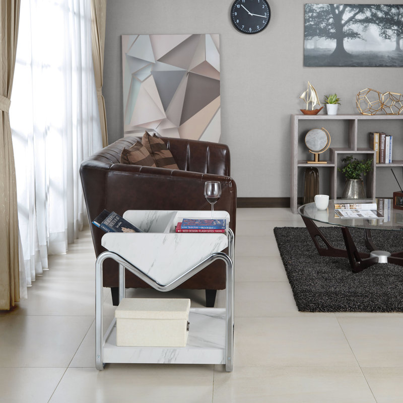  Table de bout avec rangement Frame