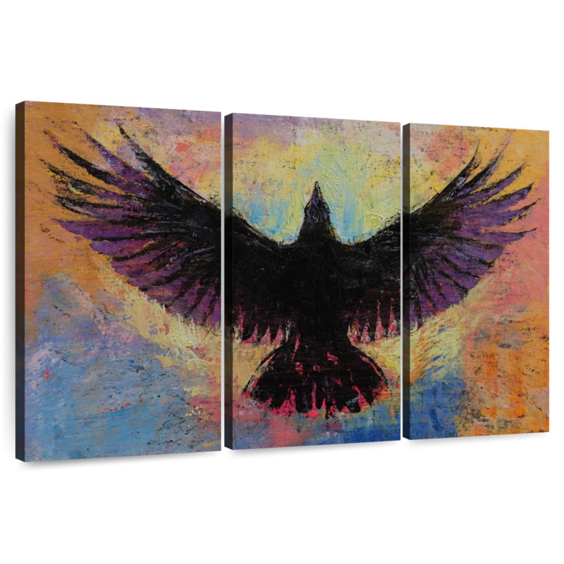Brampt Crow, 36" H x 57" W