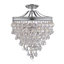 Calypso 3 Light Semi Flush Mount