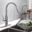 Robinet de cuisine à poignée simple rétractable avec technologie tactile WERFY