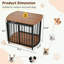 Cage pour chien avec portes doubles-1427718176