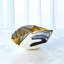 Pleated Bowl-Amber/Blue Filigree-57972691