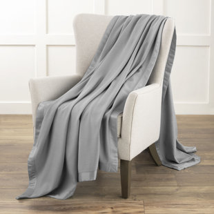 Atelier Martex Oversized Bed Scarf/Throw in Silver